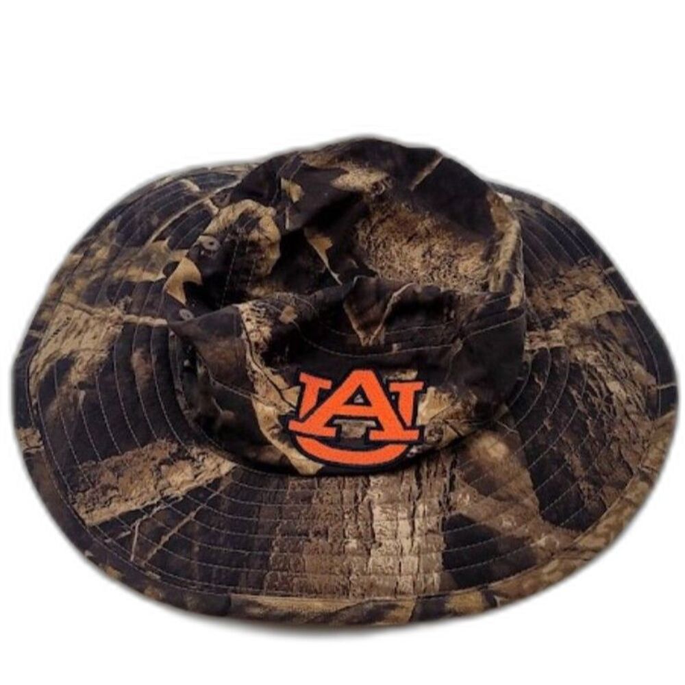 Columbia Auburn Tigers Camo Boonie Hat Omni-Shade Bucket Hunting O/S